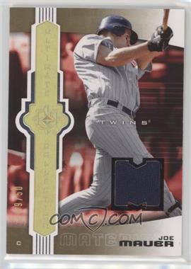 2007 Ultimate Collection - [Base] - Jersey #78 - Joe Mauer /50