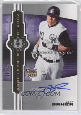 2007 Ultimate Collection - [Base] #122 - Rookie Signatures - Jeff Baker /299