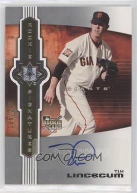 2007 Ultimate Collection - [Base] #124 - Rookie Signatures - Tim Lincecum /299