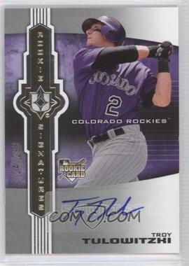 2007 Ultimate Collection - [Base] #139 - Rookie Signatures - Troy Tulowitzki /299