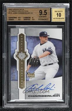 2007 Ultimate Collection - [Base] #141 - Rookie Signatures - Joba Chamberlain /299 [BGS 9.5 GEM MINT]