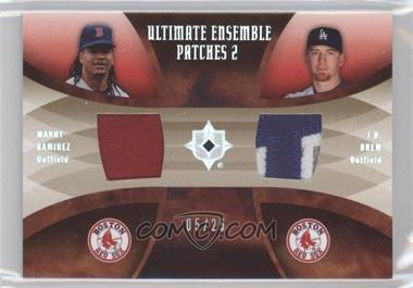 2007 Ultimate Collection - Ultimate Ensemble Patches 2 #EP-RD - Manny Ramirez, J.D. Drew /25