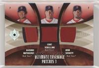 Daisuke Matsuzaka, Curt Schilling, Josh Beckett #/15