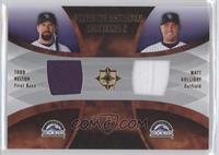 Todd Helton, Matt Holliday #/75