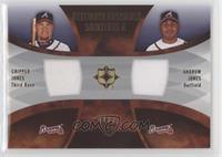 Chipper Jones, Andruw Jones #/75