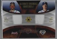 John Smoltz, Jake Peavy [Noted] #/75