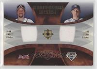 John Smoltz, Jake Peavy #/75