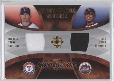 2007 Ultimate Collection - Ultimate Ensemble Swatches 2 #ES-YR - Michael Young, Jose Reyes /75