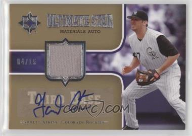 2007 Ultimate Collection - Ultimate Star Materials - Autographs #SM-GA - Garrett Atkins /15