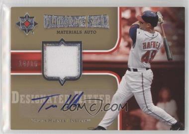 2007 Ultimate Collection - Ultimate Star Materials - Autographs #SM-TH2 - Travis Hafner /15