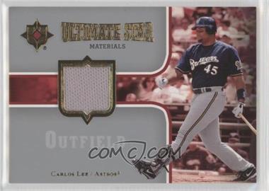 2007 Ultimate Collection - Ultimate Star Materials #SM-CL2 - Carlos Lee