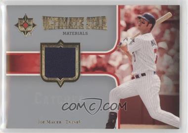 2007 Ultimate Collection - Ultimate Star Materials #SM-JM - Joe Mauer