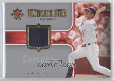 2007 Ultimate Collection - Ultimate Star Materials #SM-JM - Joe Mauer