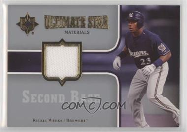 2007 Ultimate Collection - Ultimate Star Materials #SM-RW - Rickie Weeks [Noted]