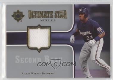 2007 Ultimate Collection - Ultimate Star Materials #SM-RW - Rickie Weeks