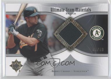 2007 Ultimate Collection - Ultimate Team Materials - Swatch #UTM-CR - Bobby Crosby /50