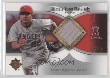 2007 Ultimate Collection - Ultimate Team Materials - Swatch #UTM-KM - Kendrys Morales /50
