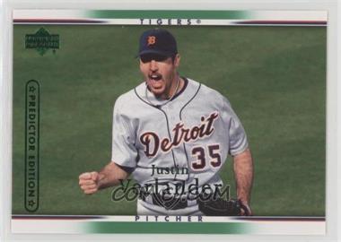 2007 Upper Deck - [Base] - Predictor Edition Green #115 - Justin Verlander