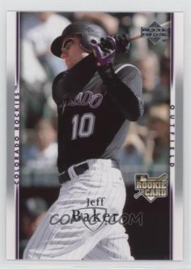 2007 Upper Deck - [Base] #13 - Jeff Baker