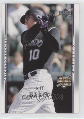 2007 Upper Deck - [Base] #13 - Jeff Baker