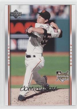 2007 Upper Deck - [Base] #918 - Tim Lincecum