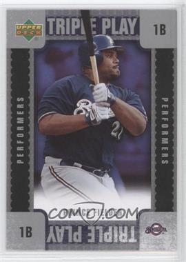 2007 Upper Deck - Triple Play Performers #TP-PF.1 - Prince Fielder (Scratch Off)