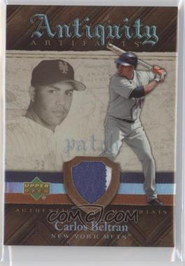 2007 Upper Deck Artifacts - Antiquity Artifacts - Patch #AA-BE - Carlos Beltran /50