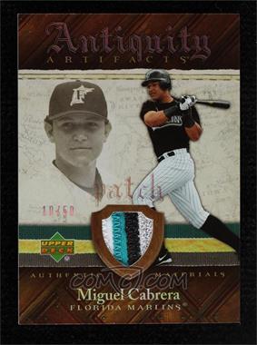 2007 Upper Deck Artifacts - Antiquity Artifacts - Patch #AA-CA - Miguel Cabrera /50
