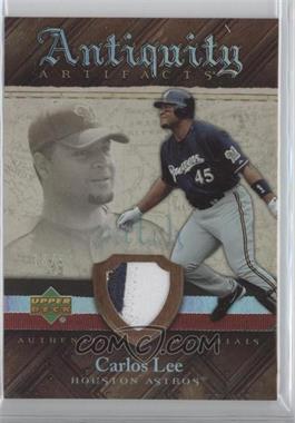 2007 Upper Deck Artifacts - Antiquity Artifacts - Patch #AA-CL - Carlos Lee /50