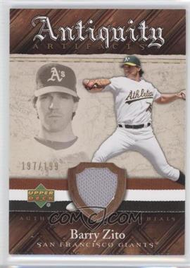 2007 Upper Deck Artifacts - Antiquity Artifacts #AA-BZ - Barry Zito /199