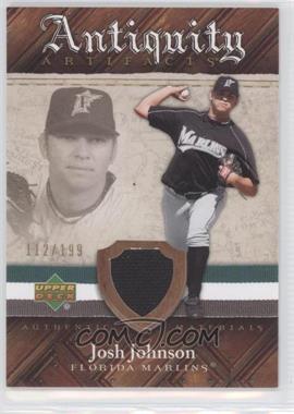 2007 Upper Deck Artifacts - Antiquity Artifacts #AA-JJ - Josh Johnson /199