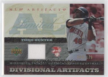 2007 Upper Deck Artifacts - Divisional Artifacts - Limited Edition #DA-HU - Torii Hunter /130