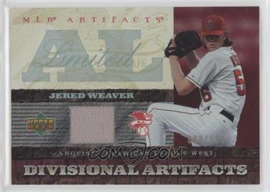 2007 Upper Deck Artifacts - Divisional Artifacts - Limited Edition #DA-JW - Jered Weaver /130