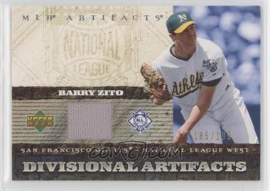 2007 Upper Deck Artifacts - Divisional Artifacts #DA-BZ - Barry Zito /199