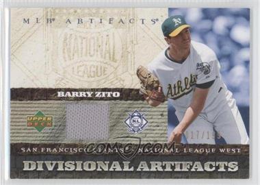 2007 Upper Deck Artifacts - Divisional Artifacts #DA-BZ - Barry Zito /199