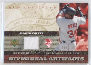 2007 Upper Deck Artifacts - Divisional Artifacts #DA-DO - David Ortiz /199