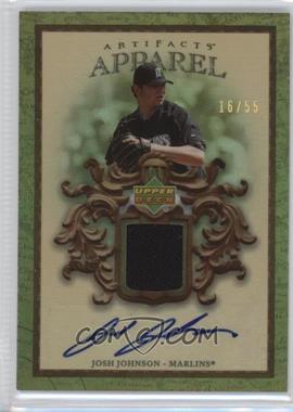 2007 Upper Deck Artifacts - MLB Apparel - Autographs #MLB-JJ - Josh Johnson /55