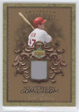 2007 Upper Deck Artifacts - MLB Apparel - Gold Edition #MLB-SR - Scott Rolen