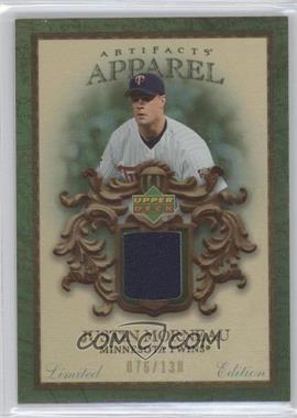 2007 Upper Deck Artifacts - MLB Apparel - Limited Edition #MLB-MO - Justin Morneau /130