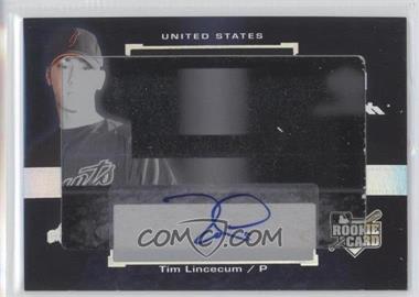 2007 Upper Deck Black - [Base] - Printing Plate Black #69 - Tim Lincecum /1