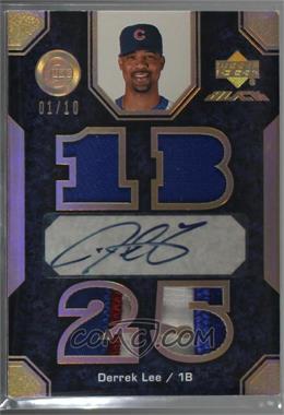 2007 Upper Deck Black - [Base] - Spectrum Gold #8 - Derrek Lee /10 [Noted]