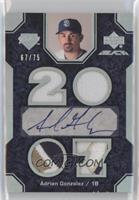 Adrian Gonzalez #/75