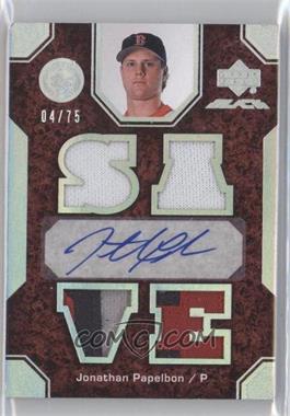 2007 Upper Deck Black - [Base] #6 - Jonathan Papelbon /75