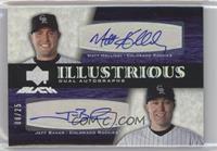 Matt Holliday, Jeff Baker #/25