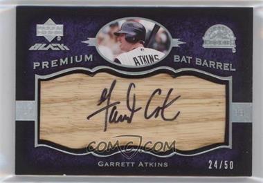 2007 Upper Deck Black - Premium Bat Barrel Autographs #PB-GA - Garrett Atkins /50