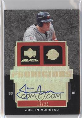 2007 Upper Deck Black - Prodigious Autographs - Spectrum Gold #PR1-MO - Justin Morneau /25