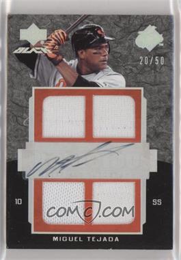 2007 Upper Deck Black - Prodigious Materials Autographs #PR-TE - Miguel Tejada /50