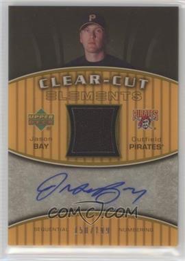 2007 Upper Deck Elements - Clear-Cut Elements - Silver #CCE-JB - Jason Bay /199