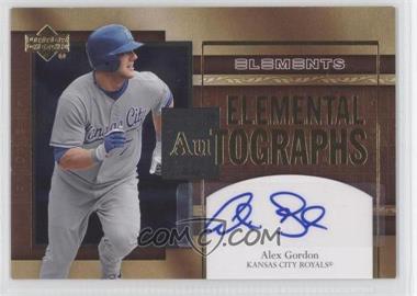 2007 Upper Deck Elements - Elemental Autographs #AU-GO - Alex Gordon