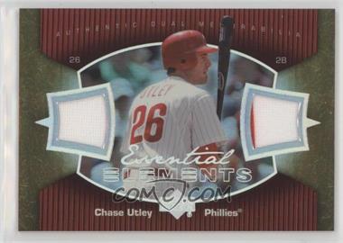 2007 Upper Deck Elements - Essential Elements Dual Memorabilia #EE-CU - Chase Utley